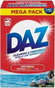Daz Washing Powder 125 Washes – Family Pack Laundry Detergent 6.25kg - Picture 1 of 1