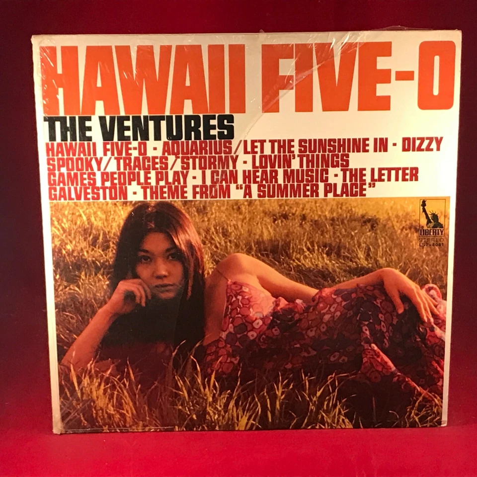 THE VENTURES Hawaii Five-O 1969 USA vinyl LP Theme TV Surf Aquarius, Dizzy EXCEL - Image 1 of 4