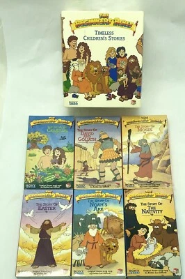 The Beginner's Bible Timeless Stories 6 Tape Set TIME LIFE Sony Wonder 5 SEALED - Image 1 of 4