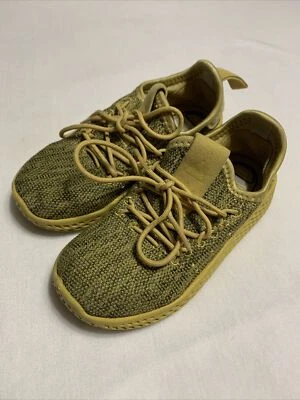 阿迪达斯Pharrell Williams Hu系带婴儿男孩运动鞋休闲7K — 第 1/4 张图片