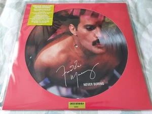 FREDDIE MERCURY Never Boring 2019 Numbered Pic Disc Ltd to 2019 Copies UNPLAYED - Picture 1 of 3