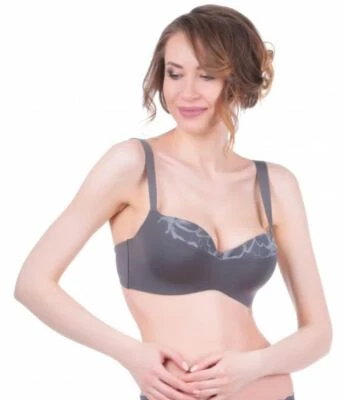 Triumph Magic Boost MWHP Gray Padded Pushup Bra Women's 34 D NWT - Изображение 1 из 3