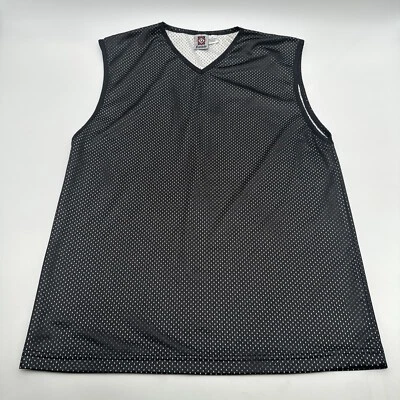 Franklin Sport Tank Top Men Medium Black & White V- Neck …#19427 - Image 1 of 4