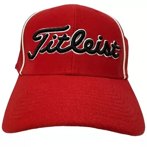 Titleist Mütze Cap Fitted Erwachsene L XL rot schwarz Golf Sport Logo Outdoor - Bild 1 von 11