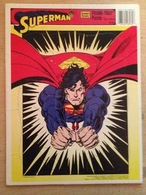Rompecabezas bandeja marco Superman 1995 Foto 1 de 3