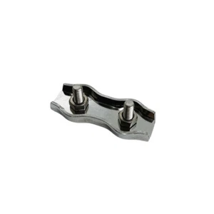 Stainless Steel Duplex 2-Post Cable Wire Clamp,Wire Rope Clip Cable Clamp 1/8" - Picture 1 of 9