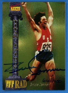 1994 Signature Rookies Tetrad Titans Autographs #CXXIV Bruce Jenner Auto #/1,050 - Picture 1 of 2