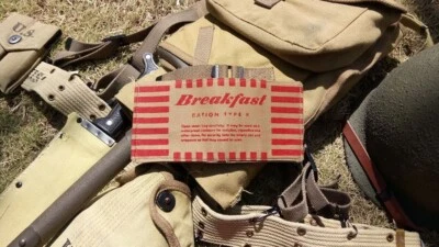 US WWII K Ration Breakfast Wallet Billfold - Image 1 of 4