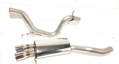 Puntas pulidas de escape trasero Milltek Cat sin resonar para VW Jetta MK5 GLI 2.0T - Imagen 1 de 4