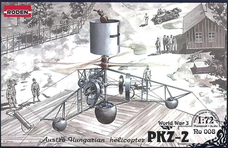 Roden 008 - 1:72 PKZ-2 Austro-Hungarian Elicottero World War 1 - Nuovo - Immagine 1 di 1
