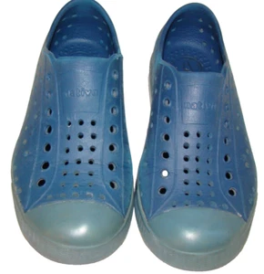 Native Jefferson Jungen Mädchen Kinder Slipper Sneaker Schuhe Unisex Größe C12 alle blau - Bild 1 von 6