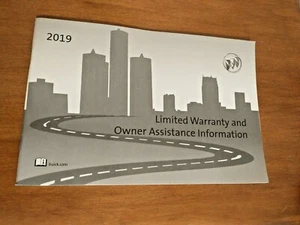 GM 2019 Limited Warranty and Owner Assistance Information Booklet 84134742 - Picture 1 of 7