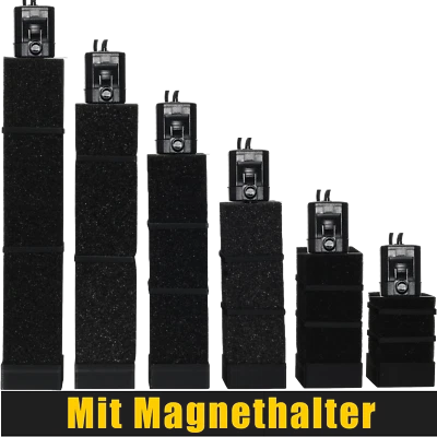 GARNELEN TOM HMF Duraflow SuperSlim Hang-On Filter mit Magnethalterung