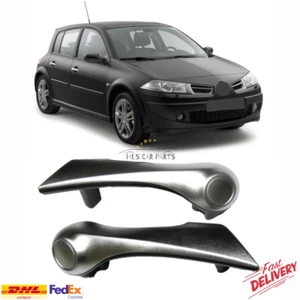 Front Inner Door Hold Handle Chrome Left- Right for Renault Megane MK2 770147531 - Picture 1 of 6