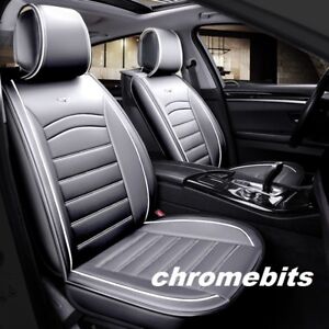 BMW X1 X3 X5 X6 series Deluxe Grey PU Leather Front Seat Covers