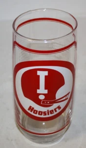 1976 Indiana Hoosiers Nebraska Cornhuskers Football glass Sam's Hamburgers - Picture 1 of 2