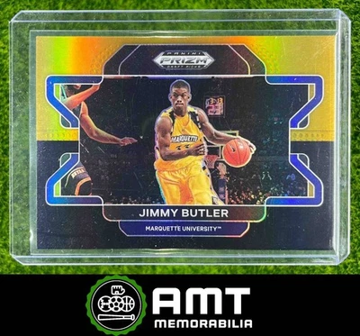 Selecciones del draft Panini Prizm 2022-23 Jimmy Butler negro dorado 3/5 variación Warriors Foto 1 de 3