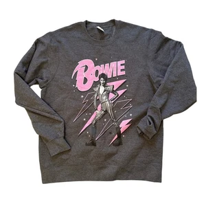 David Bowie Graphic Sweatshirt Medium Ziggy Stardust - Picture 1 of 3