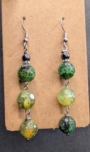 Women Boho Stylish Gorgeous Statement 10mm Beaded Dangle Earrings: U-Pick - Picture 1 of 28