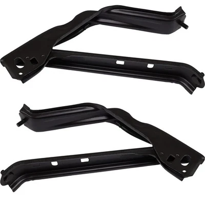 New Front Bumper Bracket For 1995-2004 Toyota Tacoma Steel Black Set of 2 - Image 1 of 4