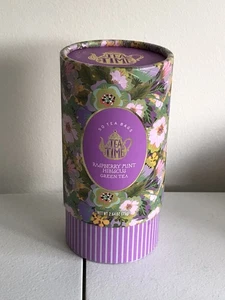 TEA TIME KOFFEINHALTIGER HIMBEER MINZE HIBISKUS GRÜNTEE - 50 T-BEUTEL - BB 11/2027. - Bild 1 von 2