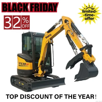 NUEVA MINIEXCAVADORA 2,8 toneladas diésel motor Yanmar oruga EPA CFG STE35SR Foto 1 de 4