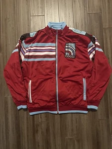 Y2K Coogi multicolor full zip track jacket size xl patch logo - Picture 1 of 7
