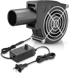 BBQ Fan Air Blower 97Mm, Variable Speed Centrifugal Fans with 110V/120V AC Plug, - Picture 1 of 7