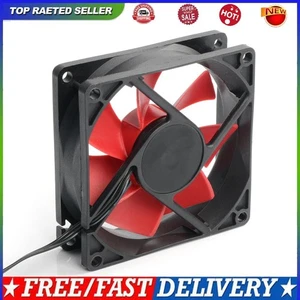 Computer Case 80mm Fan 3Pin+4Pin Radiator Cooler 12V Chassis Water Cooling Fans - Afbeelding 1 van 9