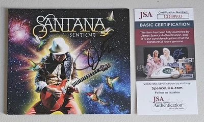 Carlos Santana Signed Sentient CD With JSA COA Certificate Of Authenticity  - Image 1 of 2