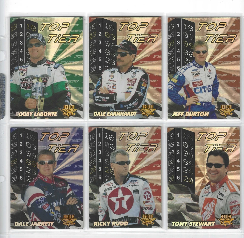 2001 High Gear TOP TIER HOLOFOIL PARALLEL #TTX2 Dale Earnhardt #215/250! 1 CARD! - Image 1 of 1
