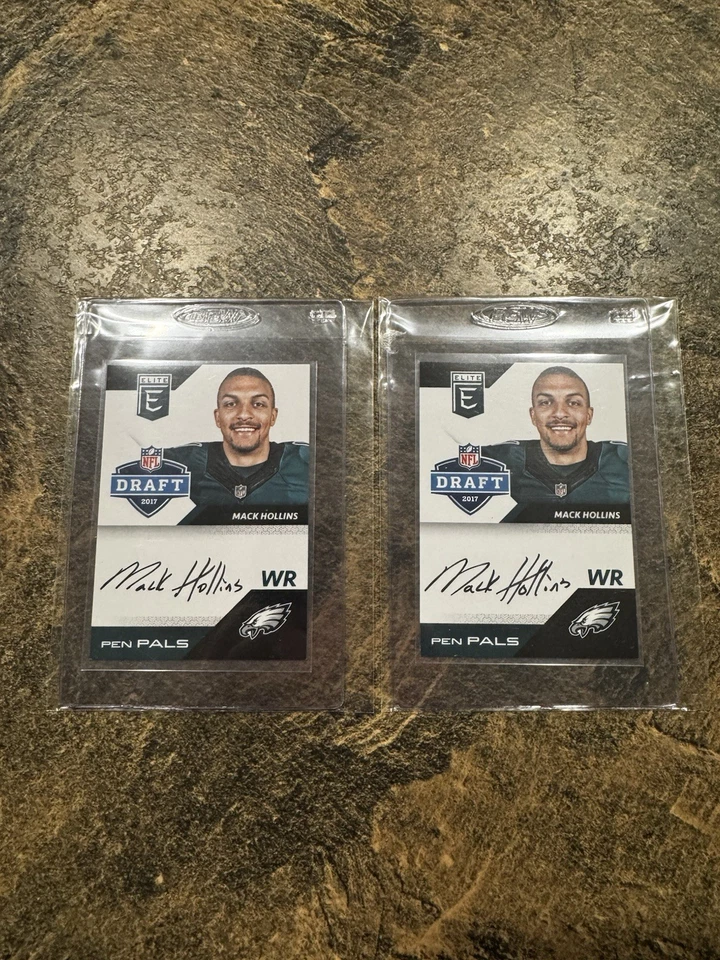 2017 Donruss Elite - Pen Pals Mack Hollins #PP-MH (AU, RC) - Image 1 of 2