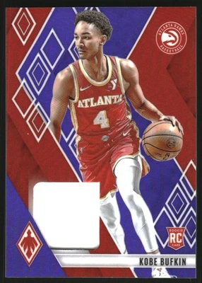 2023-24 Panini Phoenix Rookie Memorabilia Purple #8 Kobe Bufkin Jersey /99 - Image 1 of 2