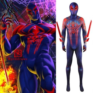 Spiderman: Across The Spider-verse Miguel O'hara Bodysuit Cosplay Halloween Prop - Picture 1 of 17