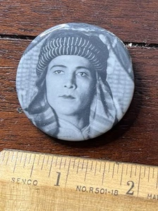 RUDOLPH VALENTINO  Button Pinback Personaity Buttons 1/3/4 in - Picture 1 of 2
