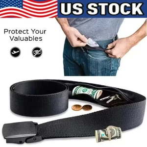 Travel Security Money Belt with Hidden Pocket Anti-Theft Hidden Waist Money Belt - Picture 1 of 17