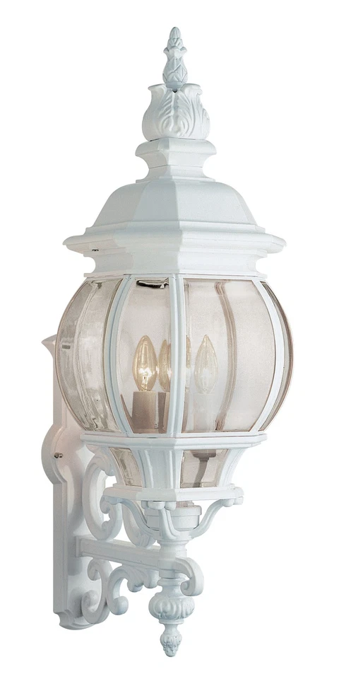 Trans Globe Lighting 4052 Francisco 4 Luces 32" Alto Pared Exterior - Blanco Foto 1 de 1