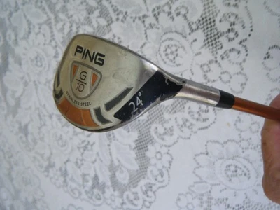 PING G10 HYBRID 24* LOFT-SOFT REG GRAPHITE SHAFT-NICE PING GRIPS-RIGHT HANDED - Image 1 of 4