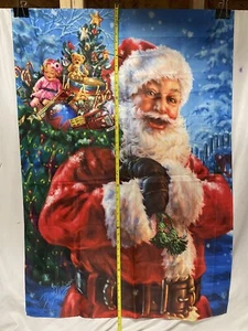 Christmas Decorations Santa Claus Garden Yard Flag Gift Colorful Bright 42" - Picture 1 of 3