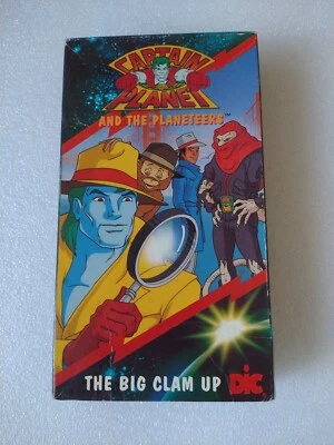 Captain Planet and the Planeteers The Big Clam Up VHS 1991 DIC Used - Image 1 of 4