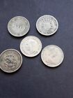 WORLD COINS LOT OF 5 ONE SILVER