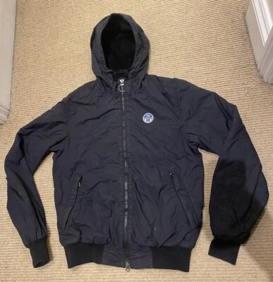 Mens North Sails Hooded Sailing Jacket Fleece Lined S Small - Image 1 of 4