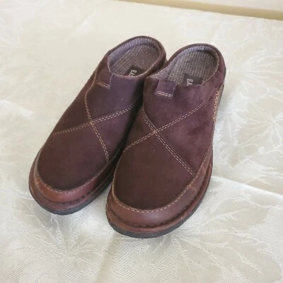 Women's Eastland Brown Suede/Leather Mule/ Clogs Size 7.5M. - Image 1 of 4