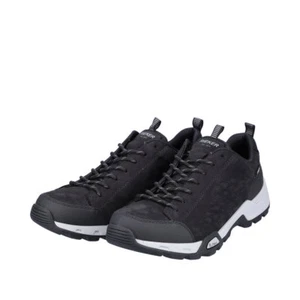 Rieker Schnürschuhe Halbschuhe Sneaker Sneakers Schuhe schwarz Leder TEX 16601 - Bild 1 von 11