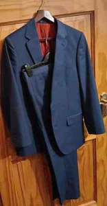 Men's ROYAL BLUE 2-Piece Suit UK Chest 38" S Waist 34"S - Picture 1 of 6