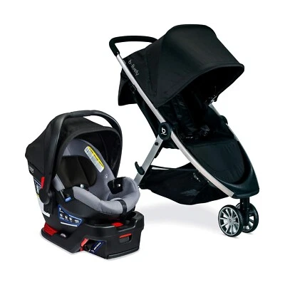 Britax B-Lively & B-Safe Gen2 Travel System - Cobblestone  - SafeWash Fabric - Image 1 of 4