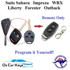 Suits Subaru Forester WRX Impreza Outback Liberty Remote - no key 2000 - 2007 - Picture 1 of 14
