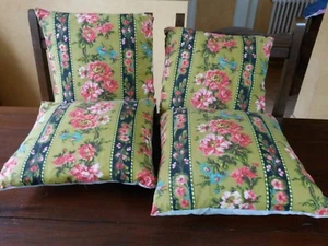 4er Set quadratische Kissen 35x35cm Vintage 50 60 / 4 Square Pillows Vintage 50 60 - Bild 1 von 7