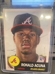 2018 Topps Living Set Ronald Acuna Jr. Rookie RC #19 Atlanta Braves