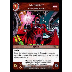 VS System: Magneto, Age of Apocalypse [Played] Marvel Age of Apocalypse TCG CCG  - Image 1 of 1